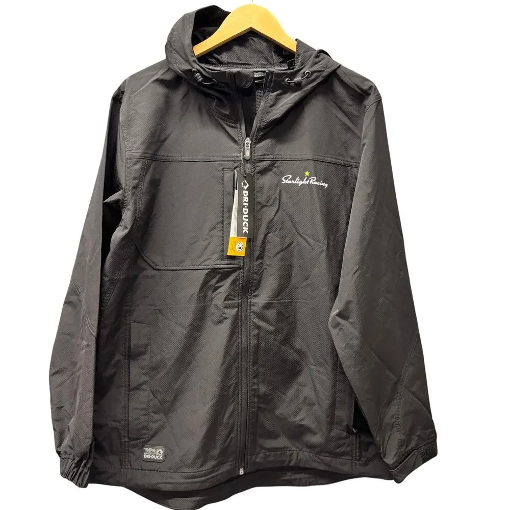 Dri Duck Jacket‎ Mens Large Black Apex Softshell STARLIGHT RACING PIRATE NEW